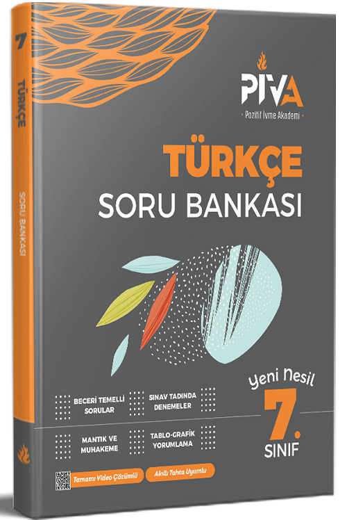 Piva 7. Sınıf Türkçe Soru Bankası Piva Yayınları