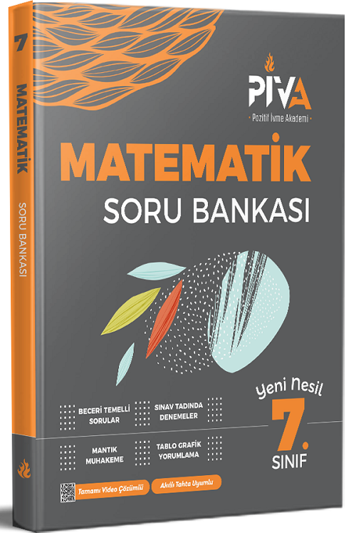 Piva 7. Sınıf Matematik Soru Bankası Piva Yayınları