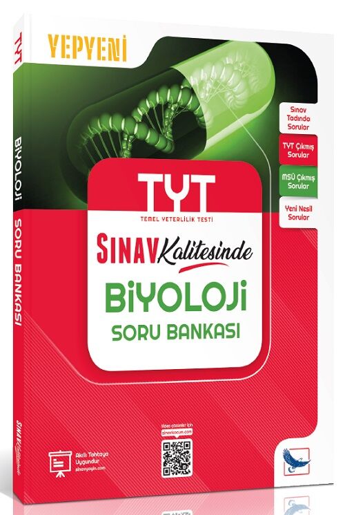 Sınav YKS TYT Biyoloji Sınav Kalitesinde Soru Bankası Sınav Yayınları