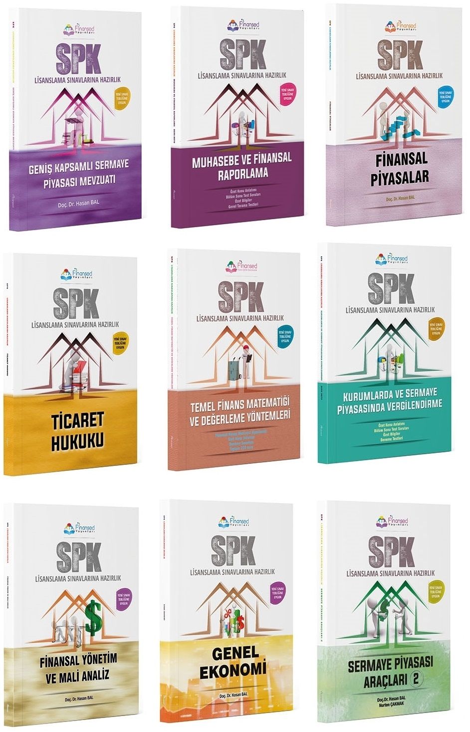 Finansed SPK Düzey 1'den Düzey 3'e Yükseltme Konu Anlatımlı 9 lu Set Finansed Yayınları