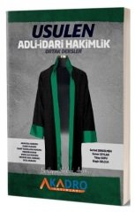 A Kadro USULEN Adli-İdari Yargı Hakimlik Ortak Dersler A Kadro Yayınları