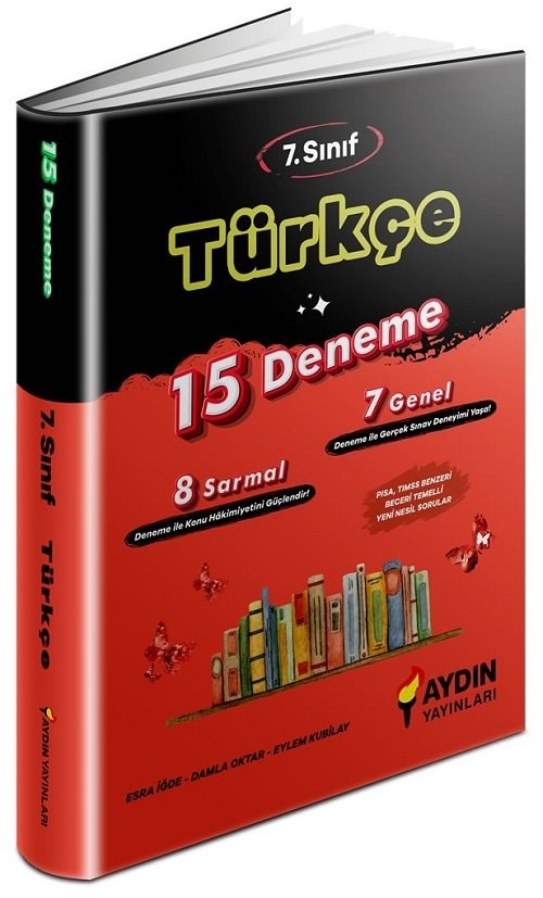 Aydın 7. Sınıf Türkçe 15 Deneme Aydın Yayınları