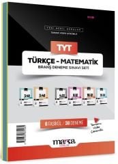 Marka YKS TYT Türkçe Matematik 6 Fasikül 38 Deneme Set Marka Yayınları