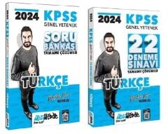 HocaWebde 2024 KPSS Türkçe Soru Bankası + 22 Deneme 3 lü Set - Mustafa Onur Bozkuş HocaWebde Yayınları