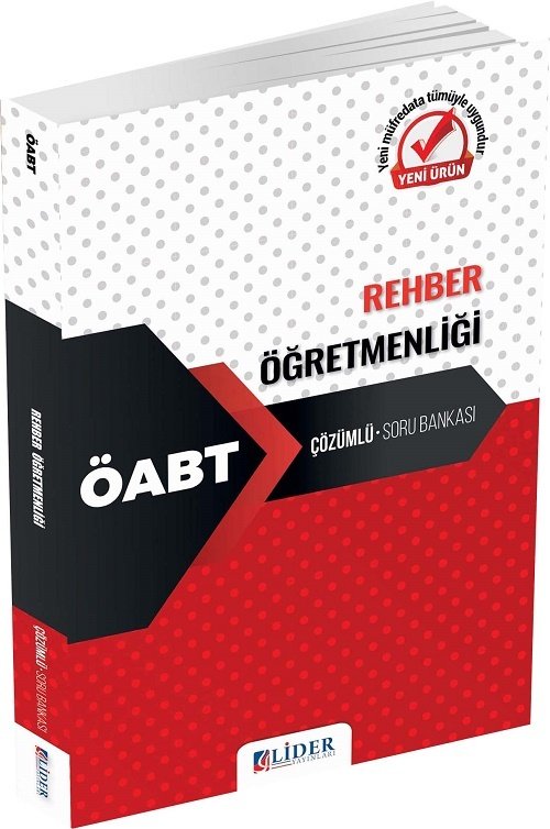 SÜPER FİYAT Lider ÖABT Rehber Öğretmenliği Soru Bankası Çözümlü Lider Yayınları