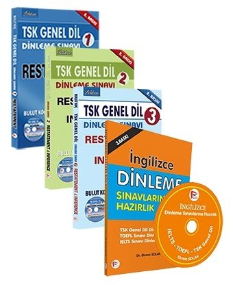 Pelikan TSK Genel Dil Dinleme Sınavı Seti+İngilizce Dinleme Sınavı Kitabı Pelikan Yayınları