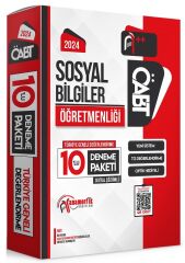 Anamorfik 2024 ÖABT Sosyal Bilgiler Öğretmenliği Türkiye Geneli 10 Deneme Dijital Çözümlü Anamorfik Yayınları