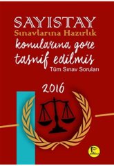 Pelikan 2016 Sayıştay Konularına Göre Tasnif Edilmiş Tüm Sınav Soruları Pelikan Yayınları