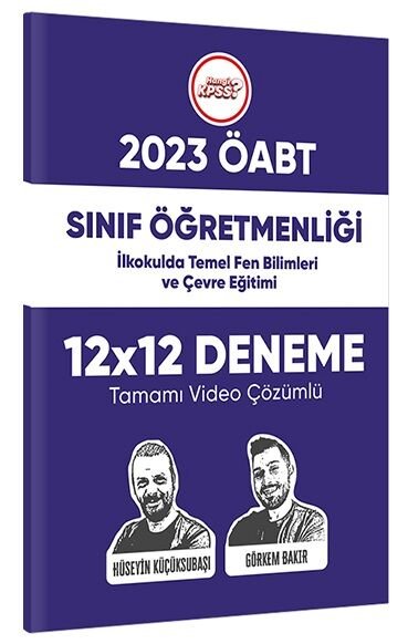 Hangi KPSS 2023 ÖABT Sınıf Öğretmenliği İlkokulda Temel Fen Bilimleri ve Çevre Eğitimi 12x12 Deneme Video Çözümlü Hangi KPSS