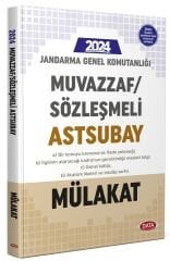 Data 2024 Jandarma Genel Komutanlığı Muvazzaf/Sözleşmeli Astsubay Mülakat Sınavına Hazırlık Kitabı Data Yayınları