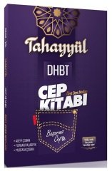 Tahayyül DHBT Cep Kitabı Özet Ders Notları - Mustafa Çoban, Adem Çoban, Furkan Palabıyık Tahayyül Yayınları