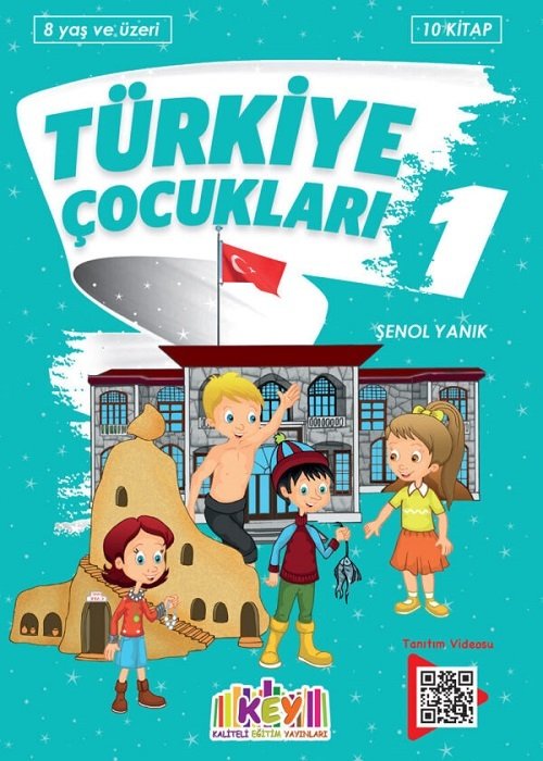 KEY Yayınları 3. ve 4. Sınıf Türkiye Çocukları-1 10 lu Set KEY Yayınları