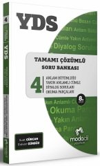 Modadil YDS Soru Bankası-4 Anlam Bütünlüğü Çözümlü 8. Baskı Modadil Yayınları