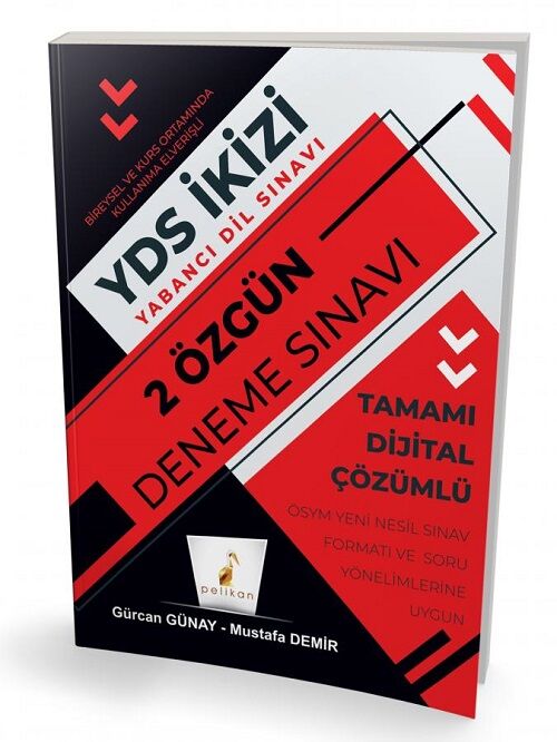 Pelikan YDS İkizi 2 Deneme Dijital Çözümlü Pelikan Yayınları