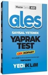 Yediiklim 2023 ALES Master Sayısal Yetenek Yaprak Test Çek Kopart Yediiklim Yayınları