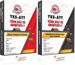 SÜPER FİYAT Eğitim Dünyası YKS AYT 9. Sınıf Türk Dili ve Edebiyatı-1 Sınav Koçu Konu Anlatımı + Soru Fasikülü Eğitim Dünyası Yayınları