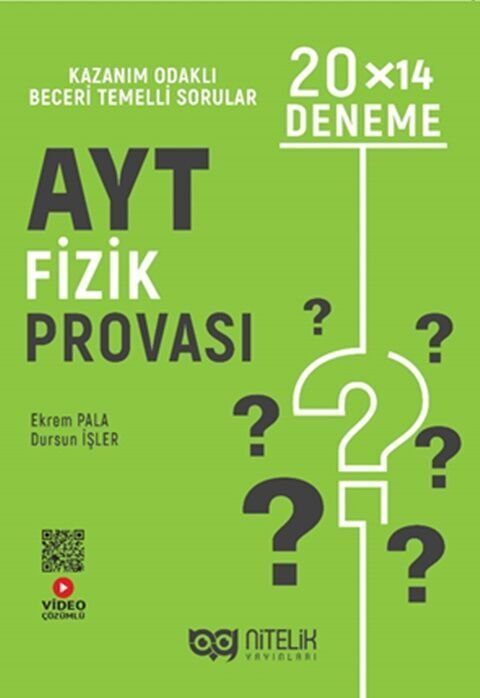 Nitelik YKS AYT Fizik Provası 20x14 Deneme Nitelik Yayınları
