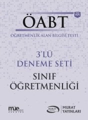 SÜPER FİYAT Murat ÖABT Sınıf Öğretmenliği 3 Deneme Çözümlü Murat Yayınları