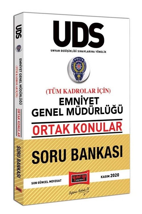 SÜPER FİYAT Yargı 2020 GYS UDS Emniyet Genel Müdürlüğü Ortak Konular Soru Bankası Görevde Yükselme Yargı Yayınları