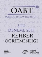 SÜPER FİYAT Murat ÖABT Rehber Öğretmen 3 Deneme Çözümlü Murat Yayınları