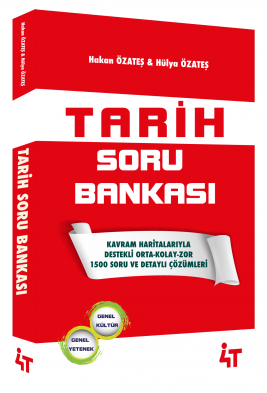 4T Yayınları KPSS Tarih Soru Bankası Çözümlü - Hakan Özateş 4T Yayınları