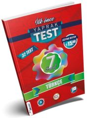 İlk Önce 7. Sınıf Türkçe Yaprak Test İlk Önce Yayınları