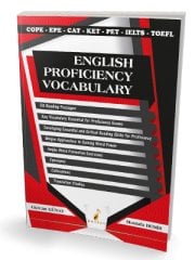 Pelikan English Proficiency Vocabulary COPE - EPE - CAT - KET - PET - IELTS - TOEFL Gürcan Günay, Mustafa Demir Pelikan Yayınları