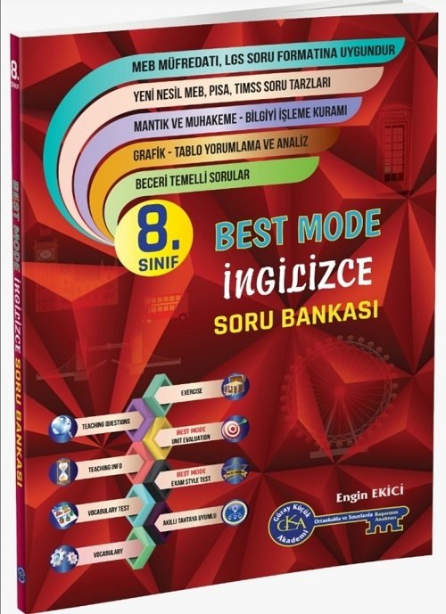 Gür 8. Sınıf İngilizce Best Mode Soru Bankası Gür Yayınları