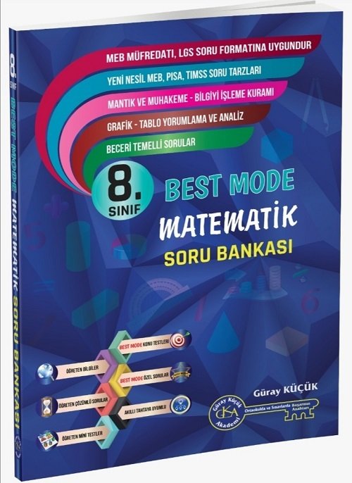 Gür 8. Sınıf Matematik Best Mode Soru Bankası Gür Yayınları