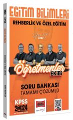 Yargı 2024 KPSS Eğitim Bilimleri Rehberlik ve Özel Eğitim Öğretmenler Ekibi Soru Bankası Çözümlü - Selim Sırrı Atay Yargı Yayınları