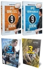 SÜPER FİYAT Uzman Kariyer KPSS GYGK + Eğitim Bilimleri 12+12 Deneme 4 lü Set Uzman Kariyer Yayınları