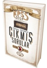 Yediiklim 2018 KPSS Genel Yetenek Genel Kültür Çıkmış Sorular Son 5 Yıl Çözümlü Yediiklim Yayınları