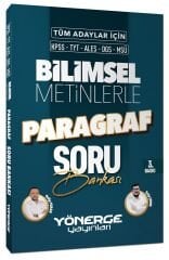 Yönerge KPSS TYT ALES DGS MSÜ Bilimsel Metinlerle Paragraf Soru Bankası - Galip Turan Yönerge Yayınları