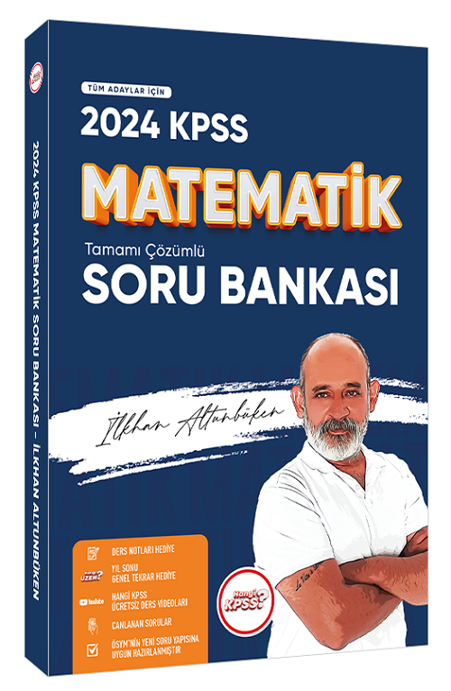 Hangi KPSS 2024 KPSS Matematik Soru Bankası Çözümlü - İlkhan Altunbüken Hangi KPSS Yayınları