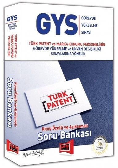 SÜPER FİYAT - Yargı GYS Türk Patent ve Marka Kurumu Soru Bankası Konu Özetli ve Açıklamalı Yargı Yayınları