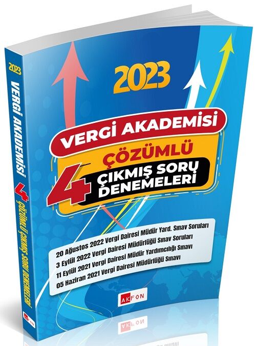 Akfon Vergi Akademisi 4 Deneme Çözümlü Akfon Yayınları