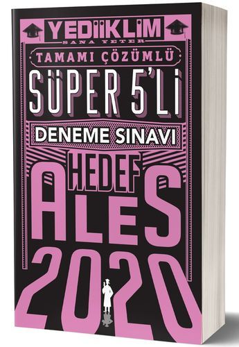 Yediiklim 2020 ALES HEDEF Süper 5 li Deneme Çözümlü Yediiklim Yayınları