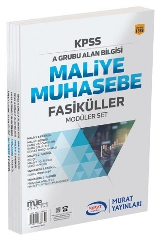Murat 2019 KPSS A Maliye Muhasebe Fasiküller Modüler Set Murat Yayınları