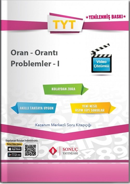 Sonuç YKS TYT Oran Orantı - Problemler-1 Soru Bankası Sonuç Yayınları