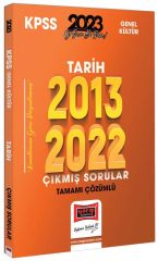 Yargı 2023 KPSS Tarih Çıkmış Sorular 2013-2022 Çözümlü Yargı Yayınları