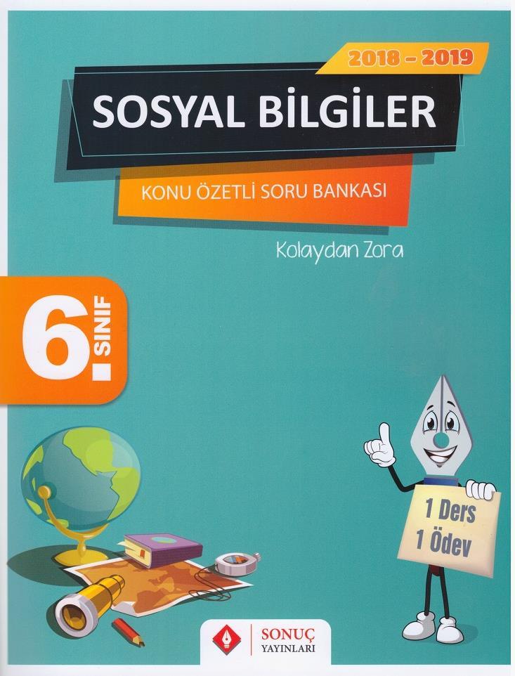 Sonuç 6. Sınıf Sosyal Bilgiler Konu Özetli Soru Bankası Sonuç Yayınları