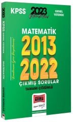 Yargı 2023 KPSS Matematik Çıkmış Sorular 2013-2022 Çözümlü Yargı Yayınları