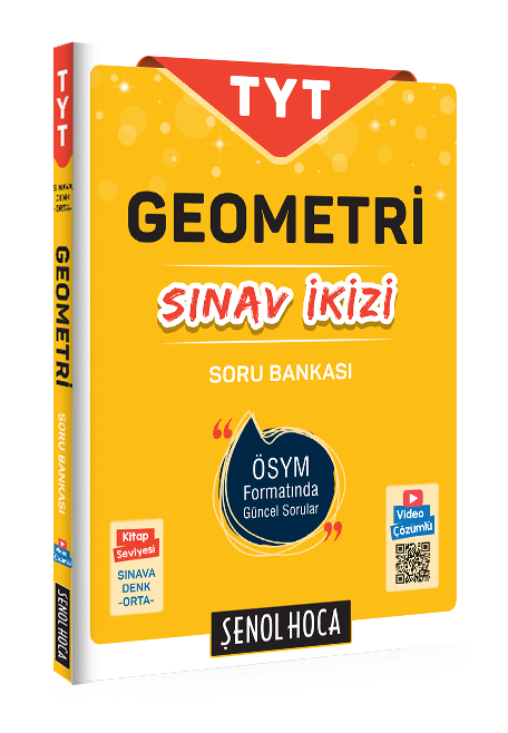 Şenol Hoca YKS TYT Geometri Sınav İkizi Soru Bankası Video Çözümlü Şenol Hoca Yayınları
