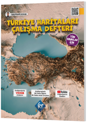 KR Akademi Tüm Sınavlar İçin Coğrafyanın Kodları Türkiye Haritaları Çalışma Defteri KR Akademi