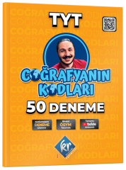 KR Akademi YKS TYT Coğrafyanın Kodları Coğrafya 50 Deneme Video Çözümlü KR Akademi Yayınları