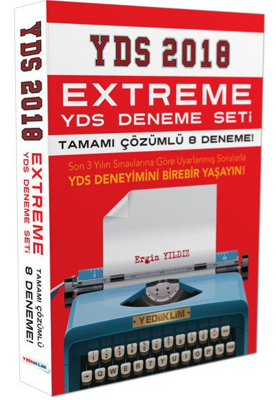 Yediiklim 2018 YDS Extreme 8 Deneme Seti Çözümlü Yediiklim Yayınları
