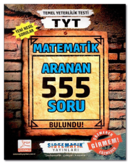 Sistematik YKS TYT Matematik Aranan 555 Soru Bankası Sistematik Yayınları