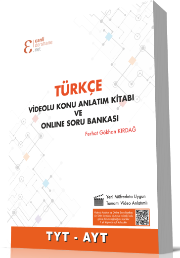 Canlı Dershane YKS TYT AYT Türkçe Video Konu Anlatımlı Online Soru Bankası Canlı Dershane Yayınları