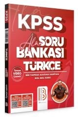 Benim Hocam KPSS Türkçe Ala Soru Bankası Video Çözümlü - Kadir Gümüş Benim Hocam Yayınları