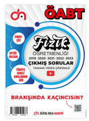 Dijital Hoca ÖABT Fizik Öğretmenliği Son 5 Yıl Çıkmış Sorular Video Çözümlü Dijital Hoca Akademi